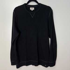 Adriano Goldschmied‎ Black Crewneck Long Sleeve Sweater XL